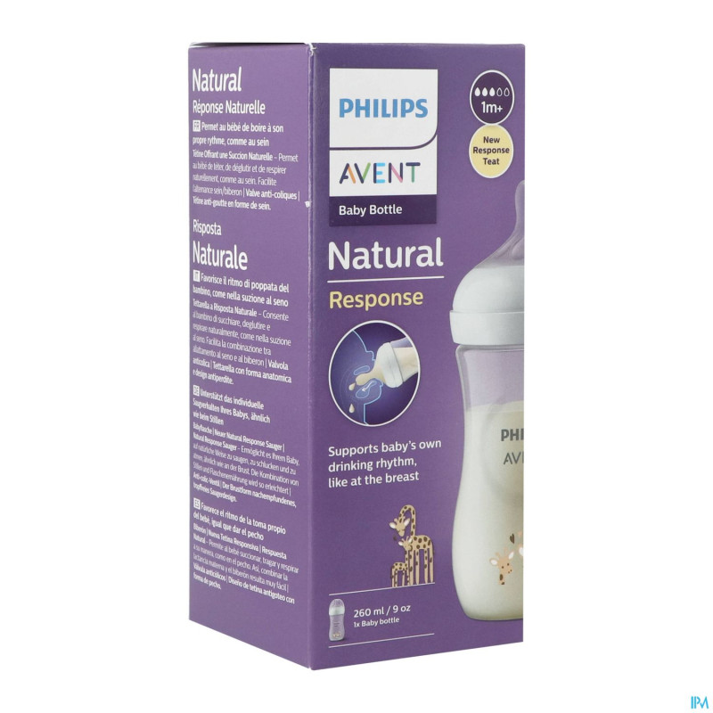 Philips avent natural 3.0 biberon giraffe    260ml