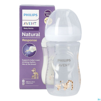 Philips avent natural 3.0 biberon giraffe    260ml