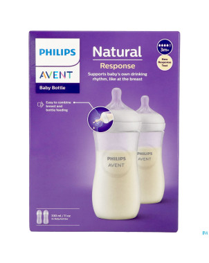 Philips avent natural 3.0 biberon duo    2x330ml
