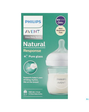 Philips avent natural 3.0 biberon verre    120ml
