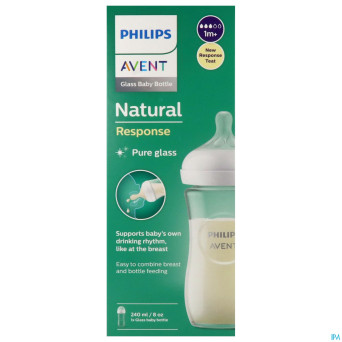 Philips avent natural 3.0 biberon verre    240ml