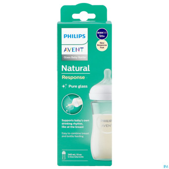 Philips avent natural 3.0 biberon verre    240ml