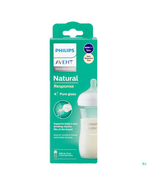 Philips avent natural 3.0 biberon verre    240ml