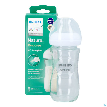 Philips avent natural 3.0 biberon verre    240ml
