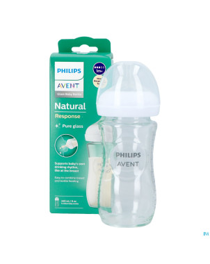Philips avent natural 3.0 biberon verre    240ml
