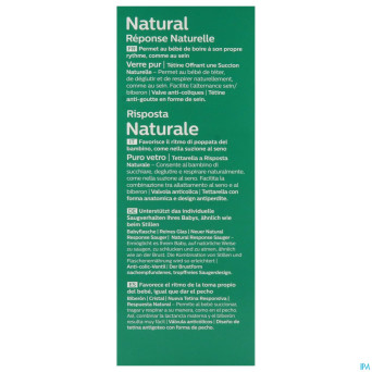 Philips avent natural 3.0 biberon verre    240ml