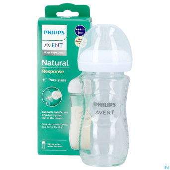 Philips avent natural 3.0 biberon verre    240ml