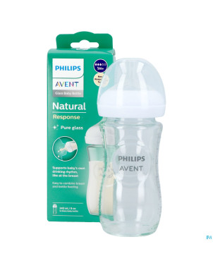 Philips avent natural 3.0 biberon verre    240ml