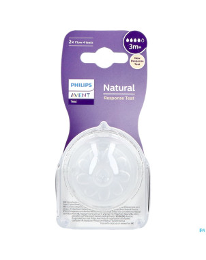 Philips avent natural 3.0 tetine 3m+ t4    1