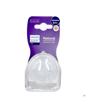 Philips avent natural 3.0 tetine 6m+ t5    1