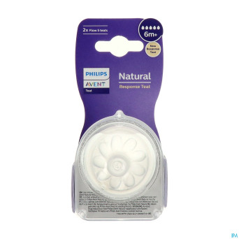 Philips avent natural 3.0 tetine 6m+ t5    1