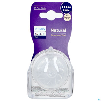 Philips avent natural 3.0 tetine 6m+ t5    1