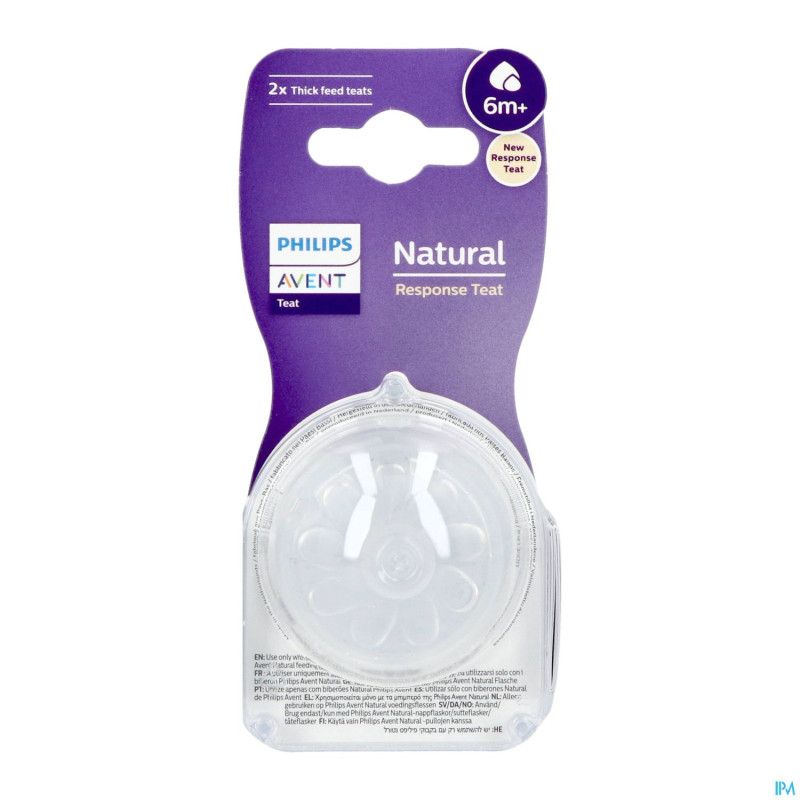 Philips avent natural 3.0 tetine 6m+ t6    1