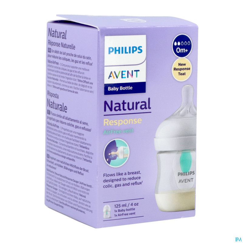 Philips avent natural 3.0 airfree biberon 125ml