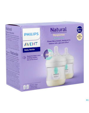 Philips avent natural 3.0 airfree biberon 2x125ml