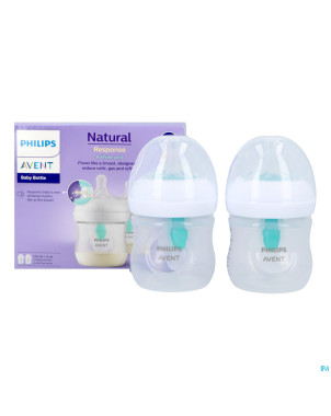 Philips avent natural 3.0 airfree biberon 2x125ml