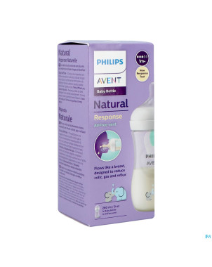 Philips avent natural 3.0 airfree bib.eleph.260ml