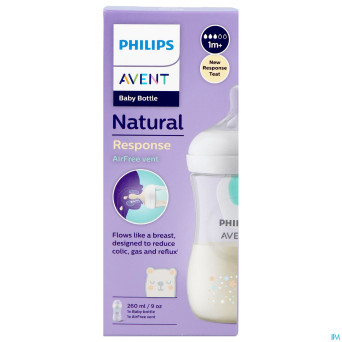 Philips avent natural 3.0 airfree bib.ours   260ml