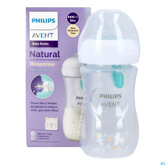 Philips avent natural 3.0 airfree bib.ours   260ml