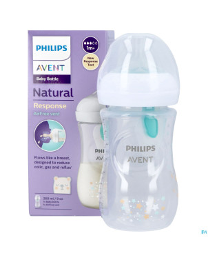 Philips avent natural 3.0 airfree bib.ours   260ml