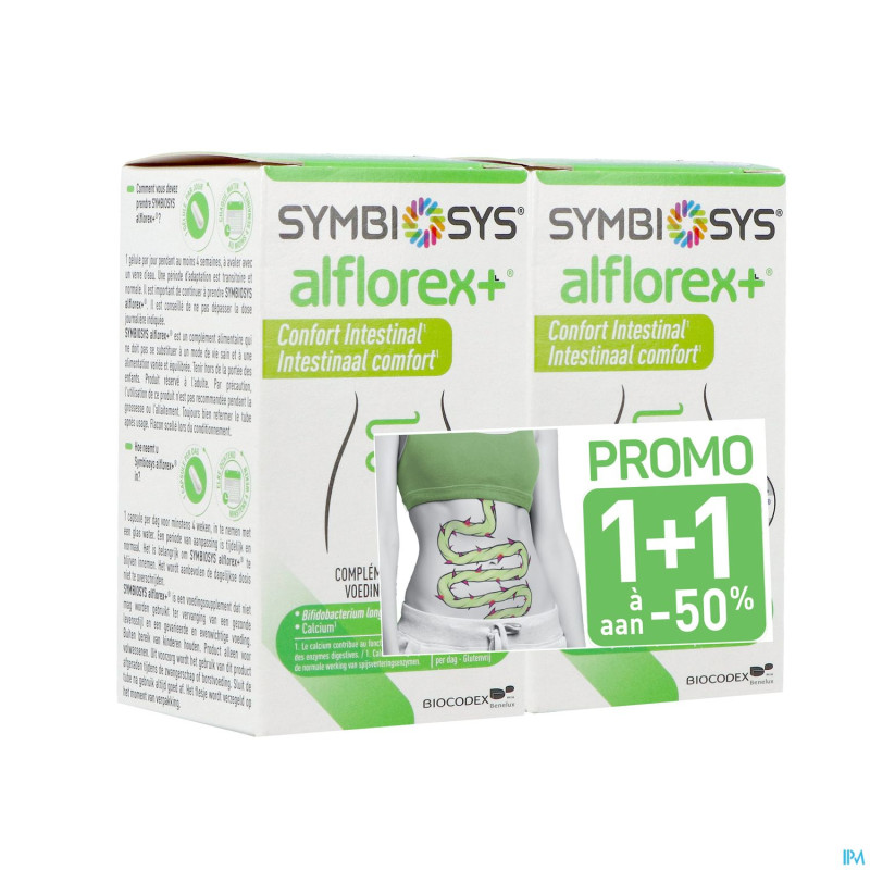 Alflorex+ symbiosys caps 30 + 2e boite -50%