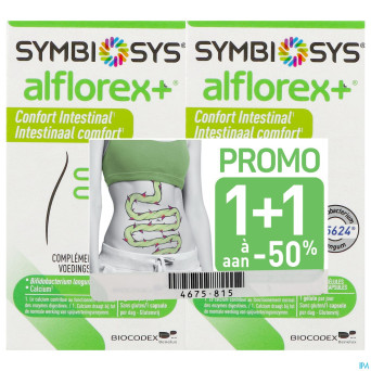 Alflorex+ symbiosys caps 30 + 2e boite -50%