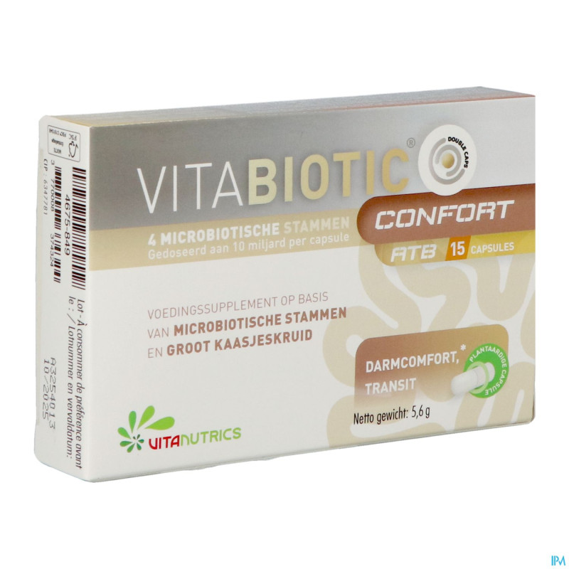 Vitabiotic confort atb    v-caps 15
