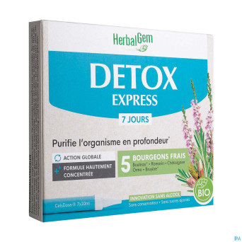 Herbalgem detox express monodose    7x10ml