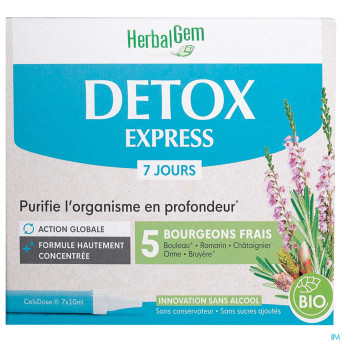 Herbalgem detox express monodose    7x10ml