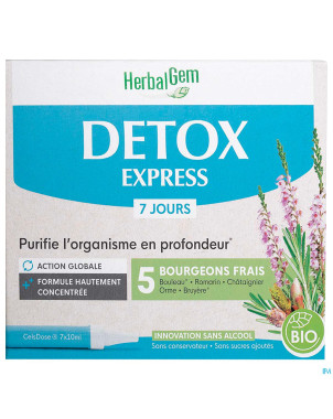 Herbalgem detox express monodose    7x10ml
