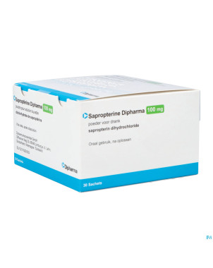 Sapropterin dipharma 100mg pdr sol buv. sach 30