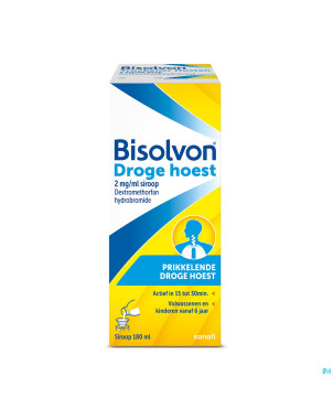 Bisolvon toux seche 2mg/ml sirop 180ml