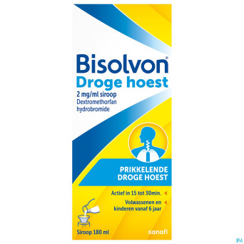 Bisolvon toux seche 2mg/ml sirop 180ml