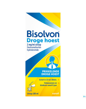 Bisolvon toux seche 2mg/ml sirop 180ml