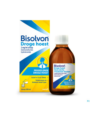 Bisolvon toux seche 2mg/ml sirop 180ml