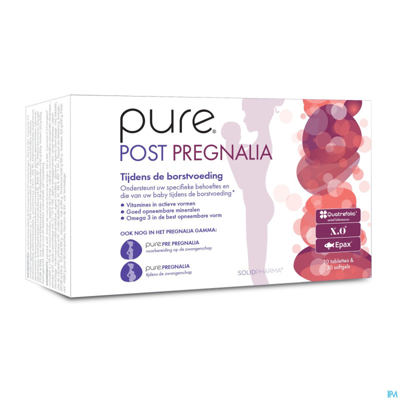 Pure post pregnalia comp 30 + softcaps 30