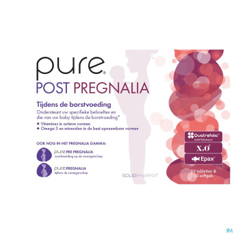 Pure post pregnalia comp 30 + softcaps 30