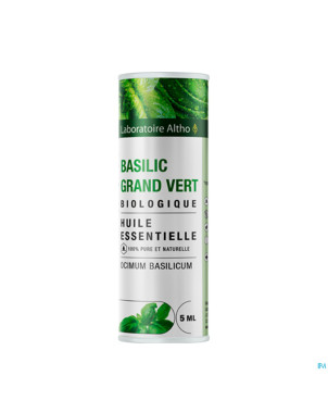 Altho huile ess. bio basilic grand vert    5ml