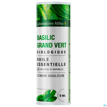Altho huile ess. bio basilic grand vert    5ml