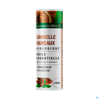Altho huile ess. bio cannelle rameaux    10ml