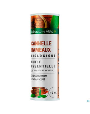 Altho huile ess. bio cannelle rameaux    10ml