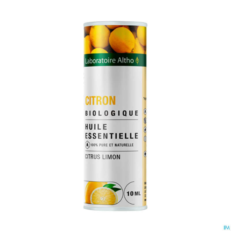 Altho huile ess. bio citron    10ml