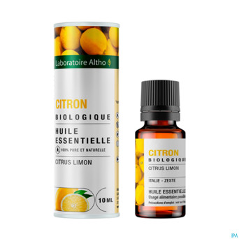 Altho huile ess. bio citron    10ml