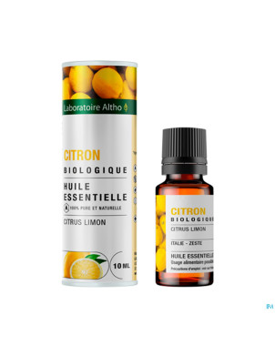 Altho huile ess. bio citron    10ml