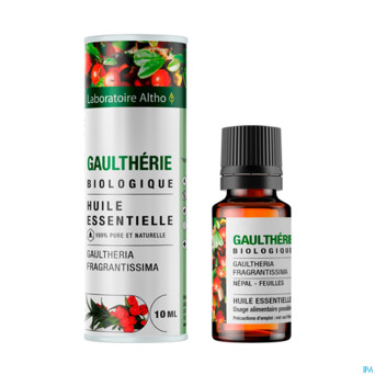 Altho huile ess. bio gaultherie    10ml