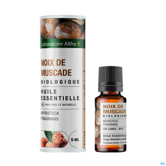 Altho huile ess. bio muscade noix    5ml
