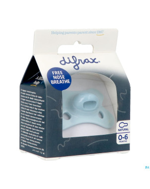 Difrax sucette natural 0-6m special edition blue