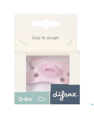 Difrax sucette natural 0-6m spec edit rose quartz