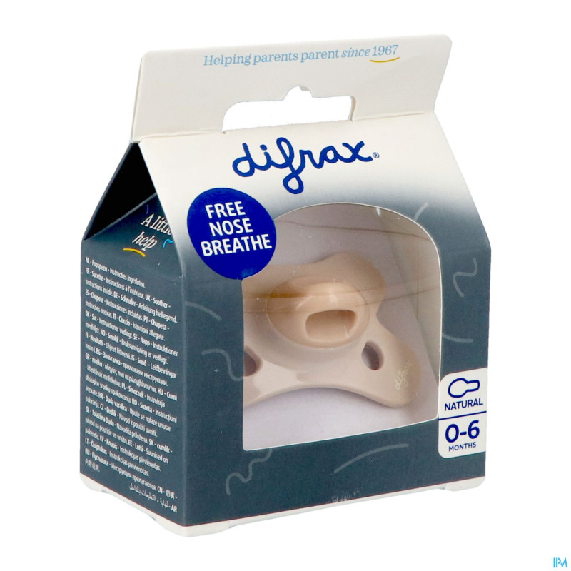 Difrax sucette natural 0-6m special edition earth