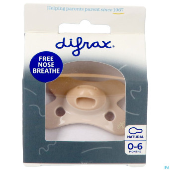 Difrax sucette natural 0-6m special edition earth